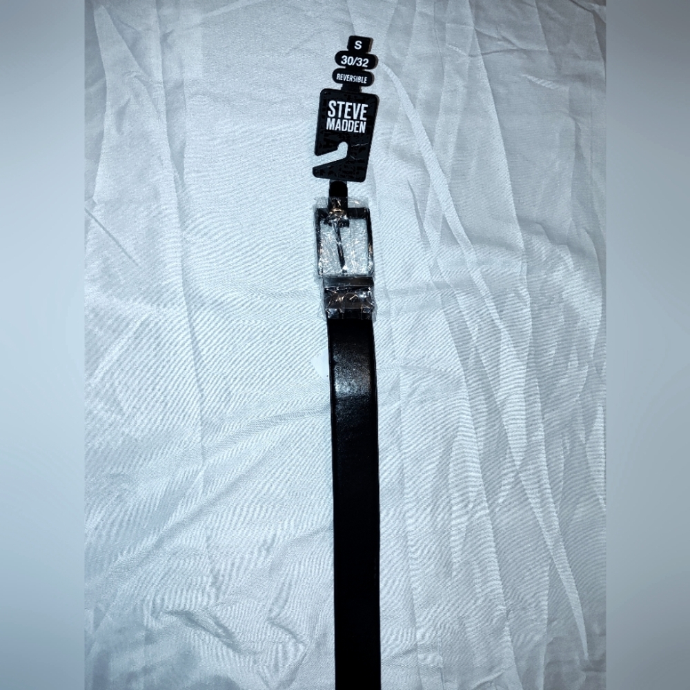 Steve Madden Black And Brown Men's Belt Size 30/32